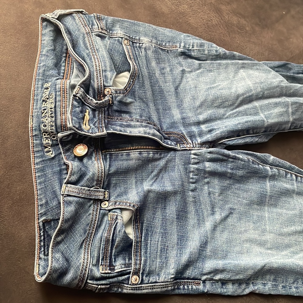 Bell bottom jeans denim